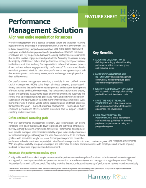 Performance Mgmt Preview