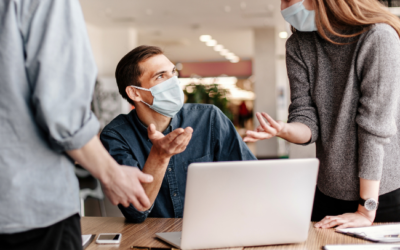 employee masks Photo by YurolaitsAlbert from Getty Images