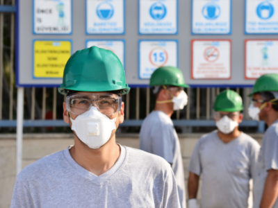 workers masks Photo by sykono from Getty Images Signature